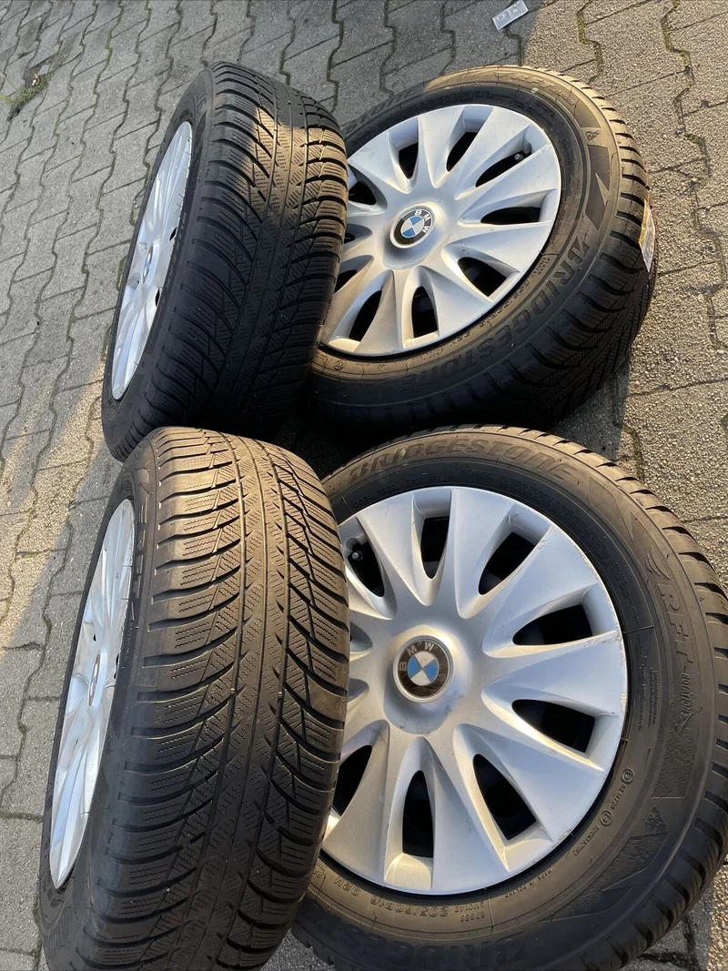 BMW F30 F31 Bridgestone RSC Winterreifen RDCI SENSOREN 205 60 R16 92H RADKAPPEN