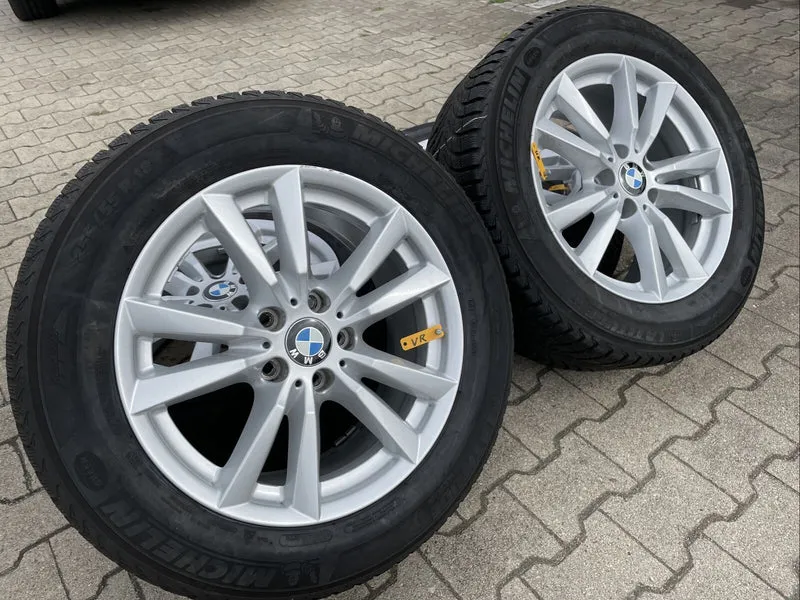 BMW X5 F15 ALUFELGEN STYLE 446 MICHELIN WINTERREIFEN 255 55 R18 109H RDC 6853952