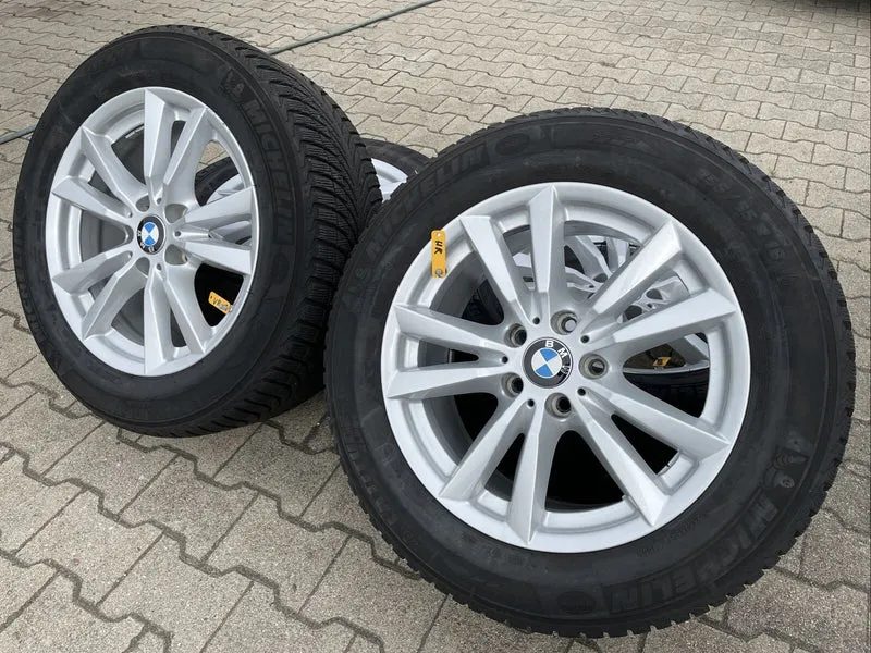 BMW X5 F15 ALUFELGEN STYLE 446 MICHELIN WINTERREIFEN 255 55 R18 109H RDC 6853952