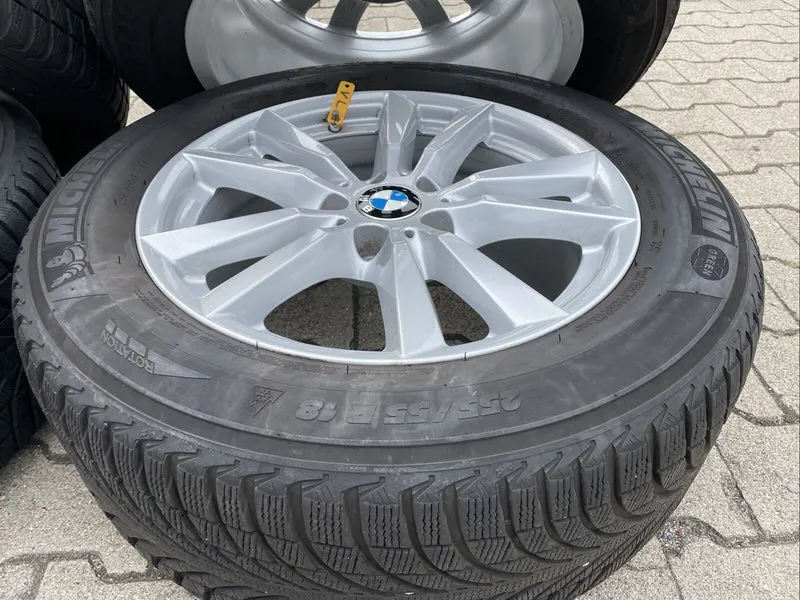 BMW X5 F15 ALUFELGEN STYLE 446 MICHELIN WINTERREIFEN 255 55 R18 109H RDC 6853952