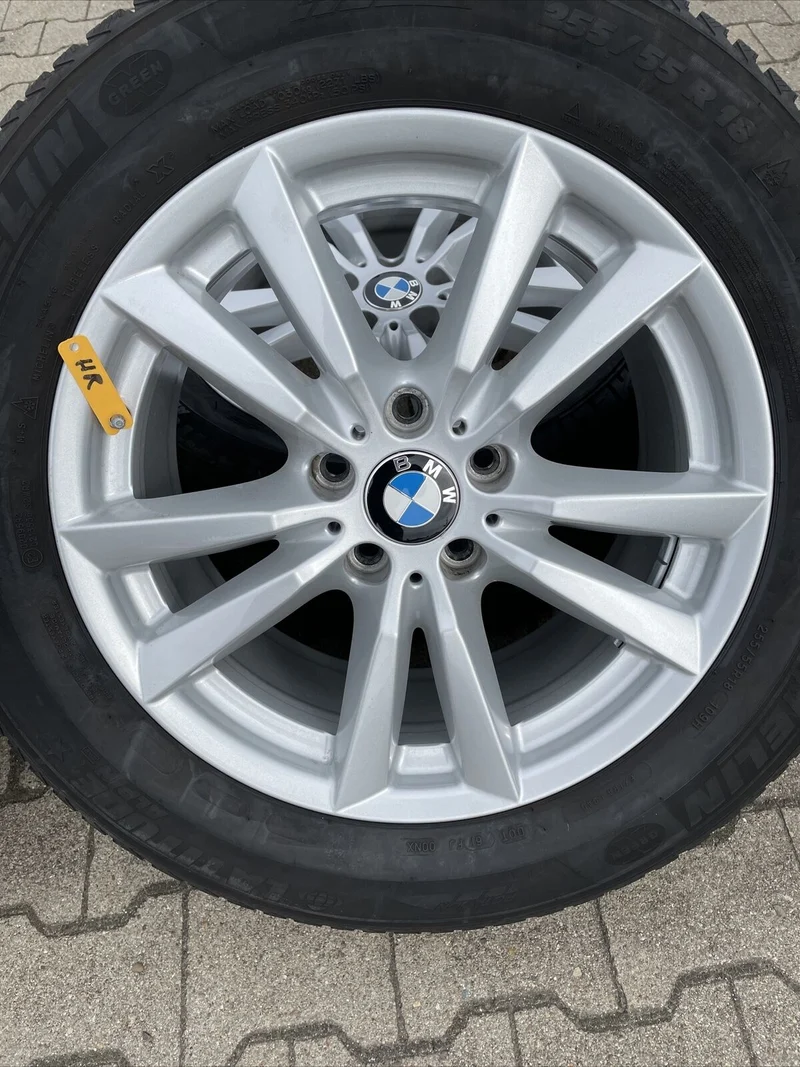 BMW X5 F15 ALUFELGEN STYLE 446 MICHELIN WINTERREIFEN 255 55 R18 109H RDC 6853952