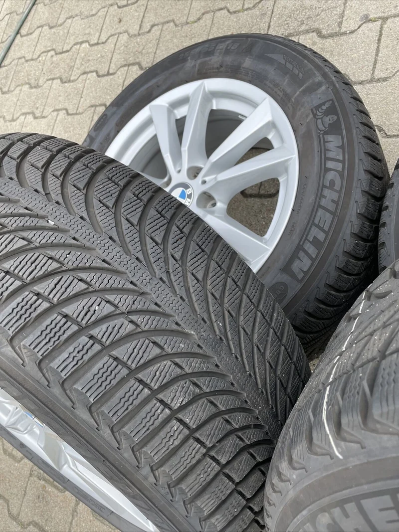 BMW X5 F15 ALUFELGEN STYLE 446 MICHELIN WINTERREIFEN 255 55 R18 109H RDC 6853952
