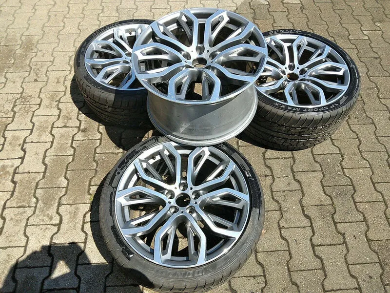 ORIGIN. BMW X5 F15 E70 M Y SPEICHE 375 Alufelgen DUNLOP SOMMERREIFEN 21 ZOLL RSC