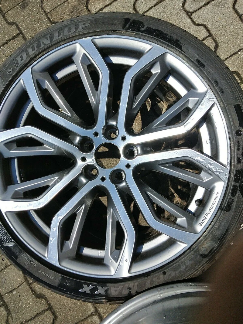 ORIGIN. BMW X5 F15 E70 M Y SPEICHE 375 Alufelgen DUNLOP SOMMERREIFEN 21 ZOLL RSC