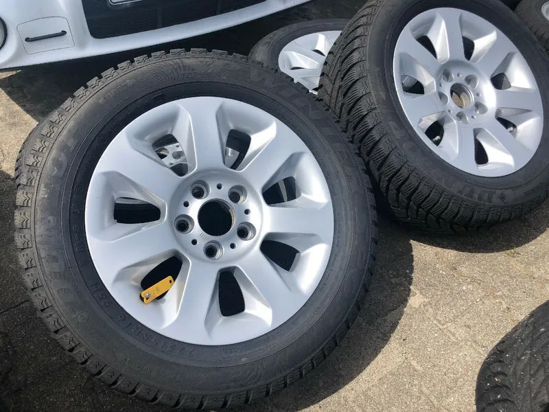 BMW E60 E61 ALUFELGEN Styling 115 DUNLOP WINTERREIFEN 225 55 R16 95H TN 6758774