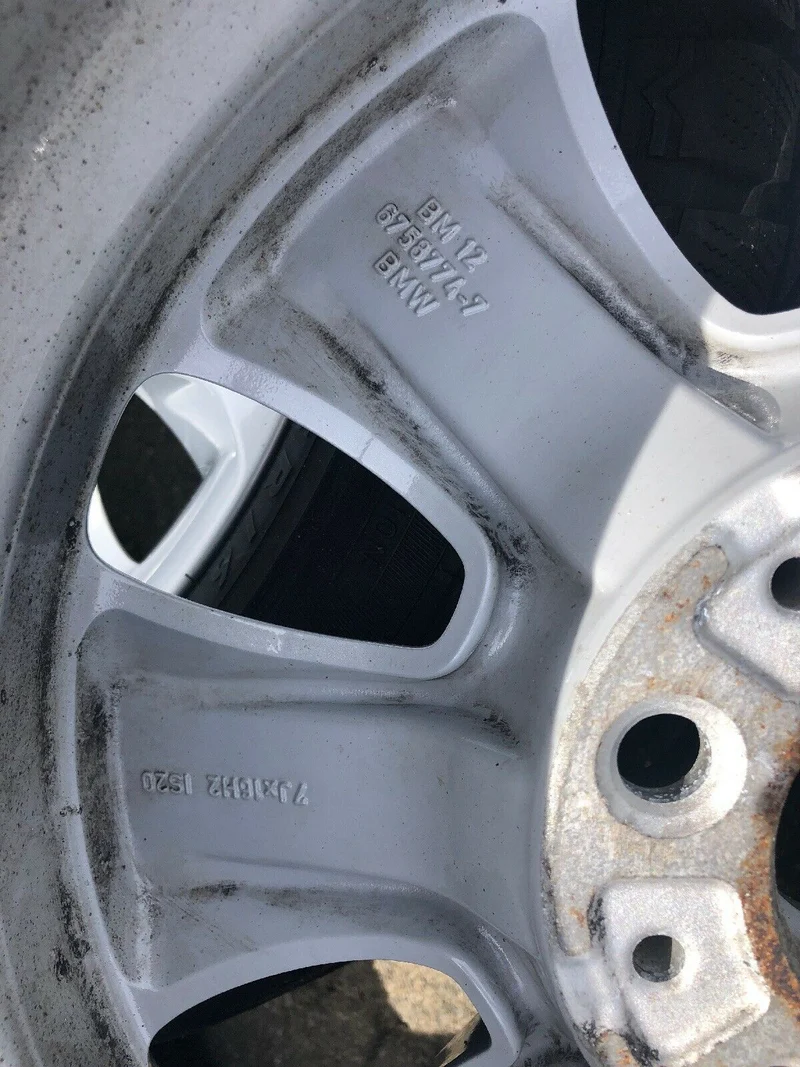 BMW E60 E61 ALUFELGEN Styling 115 DUNLOP WINTERREIFEN 225 55 R16 95H TN 6758774