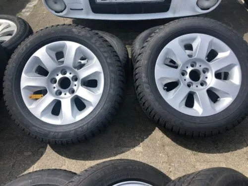 BMW E60 E61 ALUFELGEN Styling 115 DUNLOP WINTERREIFEN 225 55 R16 95H TN 6758774