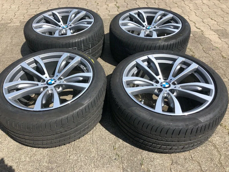 BMW X5 F15 X6 F16 ALUFELGEN M469 TN 7846790 & 7846791 SOMMERREIFEN PIRELLI RDCI