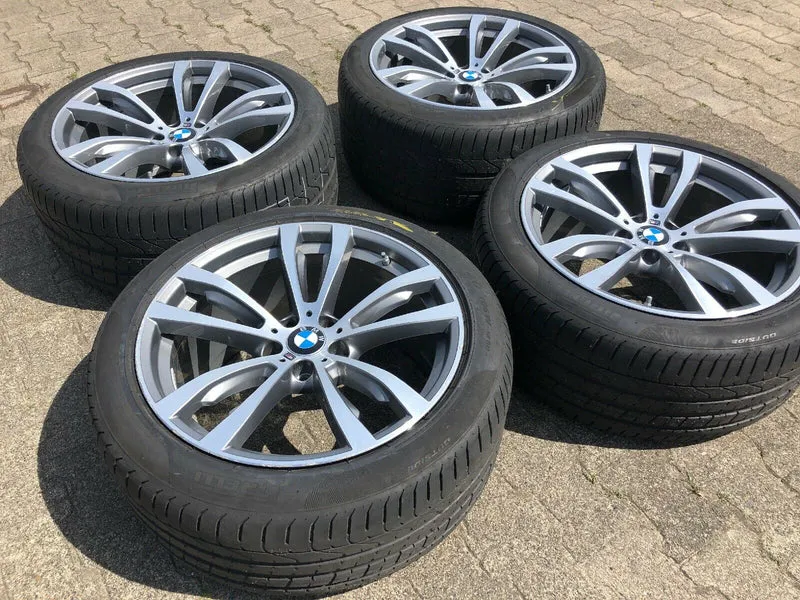 BMW X5 F15 X6 F16 ALUFELGEN M469 TN 7846790 & 7846791 SOMMERREIFEN PIRELLI RDCI
