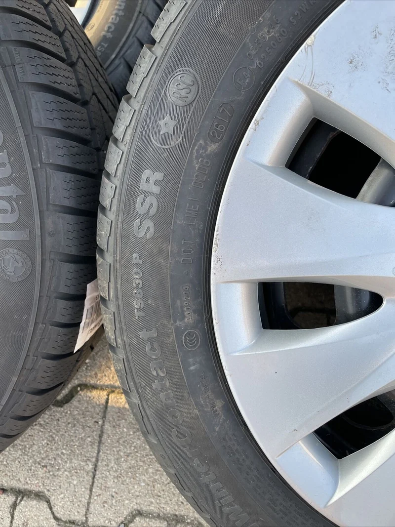 BMW F20 F21 F22 WINTERREIFEN 195 55 R16 87H Continental RDCI SENSOREN RADKAPPEN