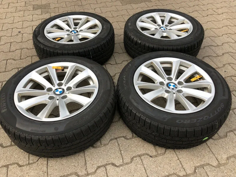BMW F10 F11 F06 F12 V Speiche 236 Alufelgen Winterreifen 225 55 R17 97H PIRELLI