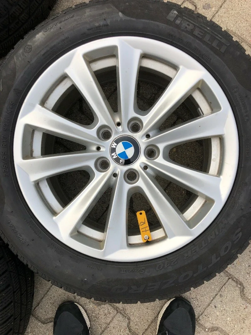 BMW F10 F11 F06 F12 V Speiche 236 Alufelgen Winterreifen 225 55 R17 97H PIRELLI