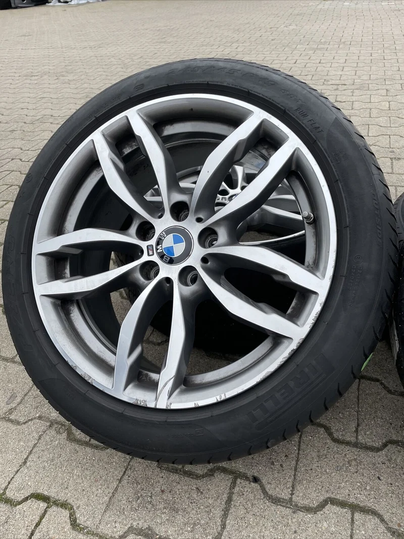 BMW X3 F25 X4 F26 M PAKET M622 ALUFELGEN SOMMERREIFEN 245 & 275 PIRELLI 7849661