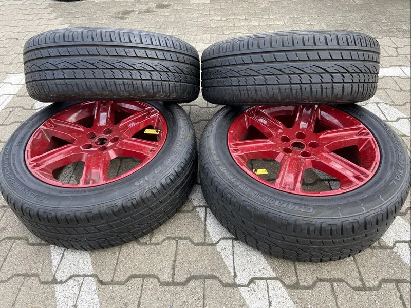 ORIG. LAND RANGE ROVER EVOQUE ALUFELGEN SOMMERREIFEN 235 55 R19 105V BJ321007DB