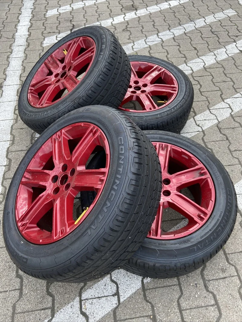 ORIG. LAND RANGE ROVER EVOQUE ALUFELGEN SOMMERREIFEN 235 55 R19 105V BJ321007DB