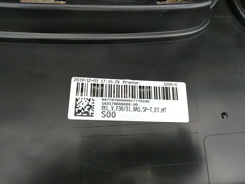 Neu BMW F30 F31 Stoßstange vorne PDC SRA 7267480 Amerikanische Version Grundiert