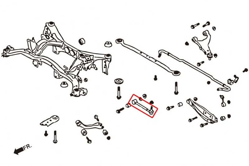 Subaru + Toyota Spurversteller Uniball HA - Hardrace