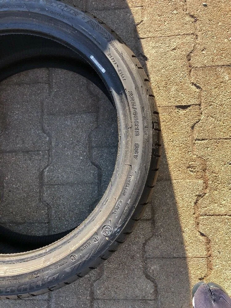2x BMW BRIDGESTONE POTENZA 225 40 R18 88Y RSC RUNFLAT Sommerreifen DOT4317