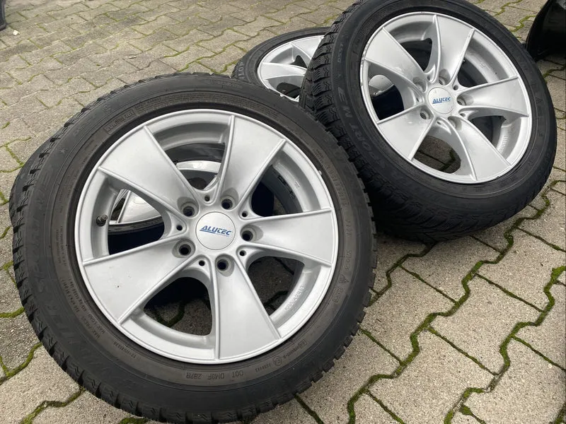 BMW E90 E91 E92 Alufelgen DUNLOP 205 55 R16 91H WINTERREIFEN RSC ALUTEC KBA47013