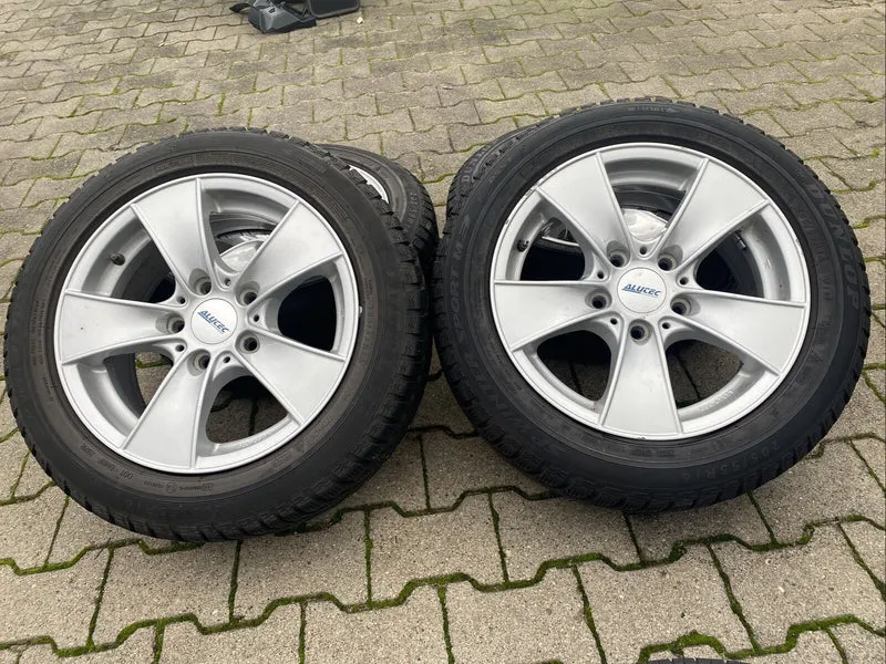 BMW E90 E91 E92 Alufelgen DUNLOP 205 55 R16 91H WINTERREIFEN RSC ALUTEC KBA47013