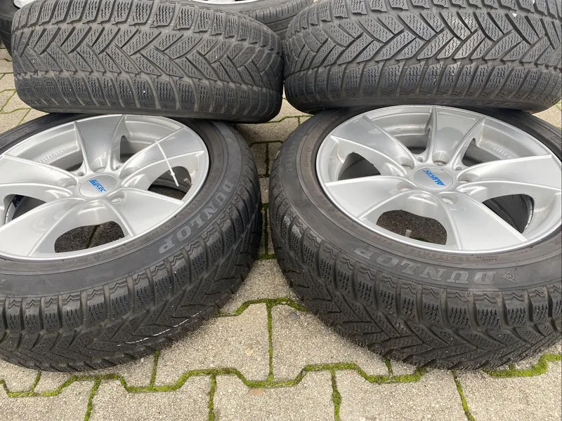 BMW E90 E91 E92 Alufelgen DUNLOP 205 55 R16 91H WINTERREIFEN RSC ALUTEC KBA47013