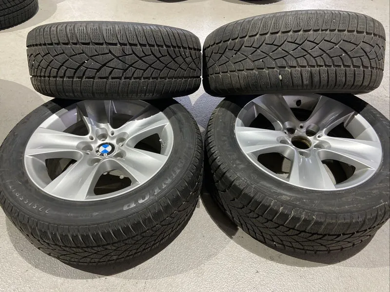 BMW F10 F11 Styling 327 Alufelgen WINTERREIFEN DUNLOP 225 55 R17 97H RSC 6790172