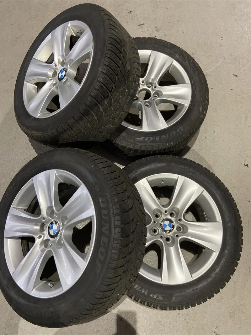 BMW F10 F11 Styling 327 Alufelgen WINTERREIFEN DUNLOP 225 55 R17 97H RSC 6790172