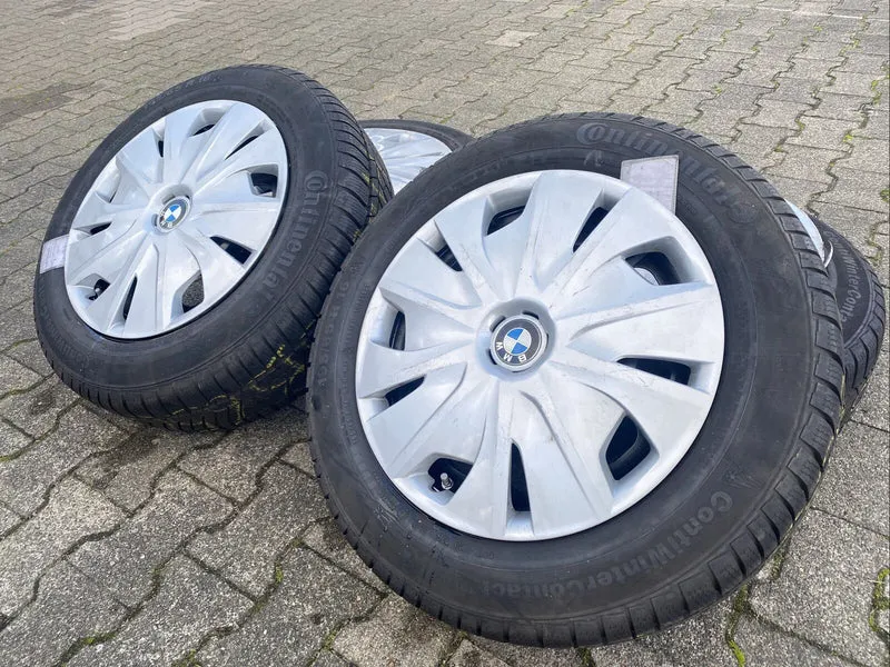 BMW F45 WINTERREIFEN CONTINENTAL 195 65 R16 92H RDCI SENSOREN RADKAPPEN 6864660
