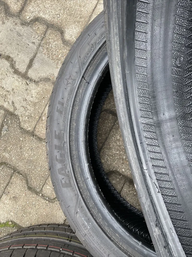4x NEUWERTIGE Sommerreifen 205 45 R17 88W GOODYEAR EAGLE F1 ASYMMETRIC 3 DOT2121