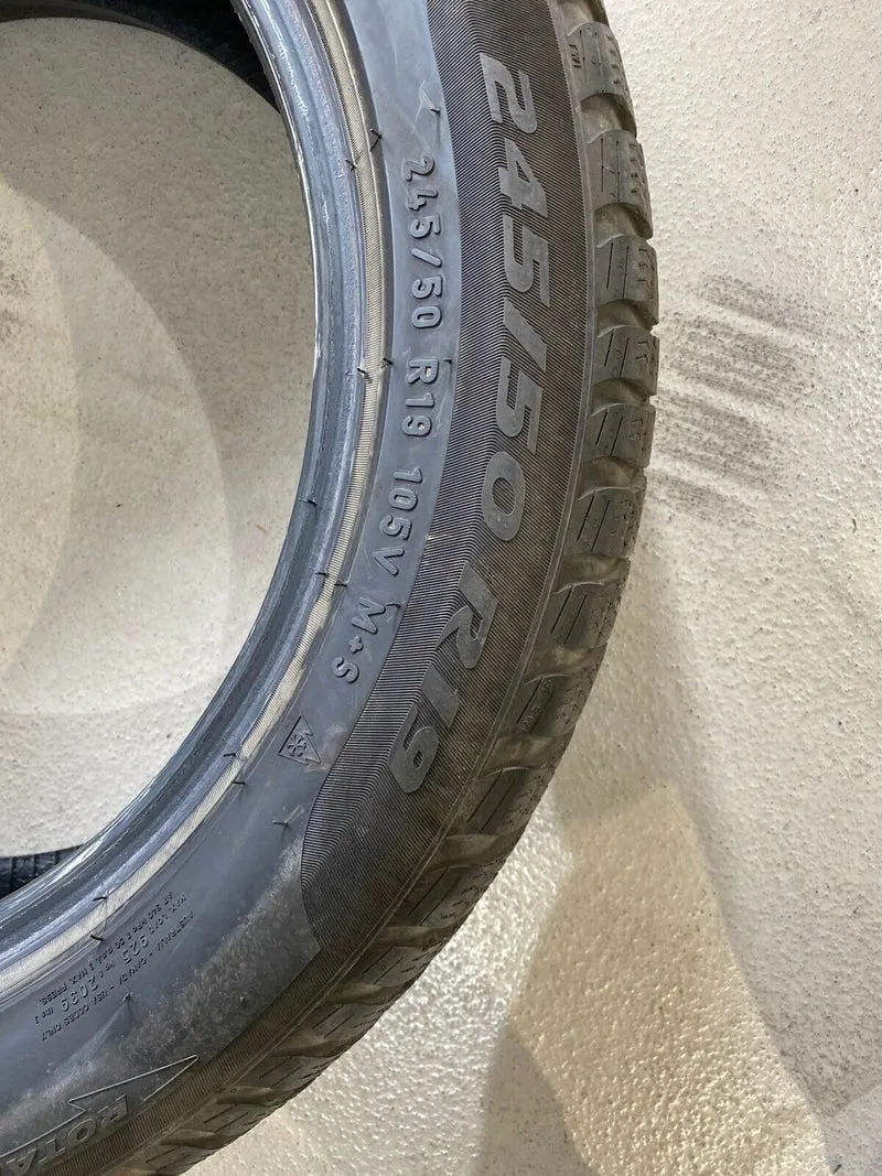 1x BMW 245 50 R19 105V RSC RUNFLAT Winterreifen PIRELLI SOTTOZERO 3 DOT5017