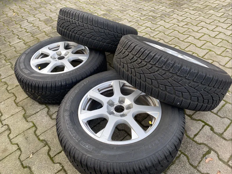 AUDI Q5 Alufelgen 8R DUNLOP SP 8R0601025E WINTERREIFEN 235 65 R17 104H DOT 2916