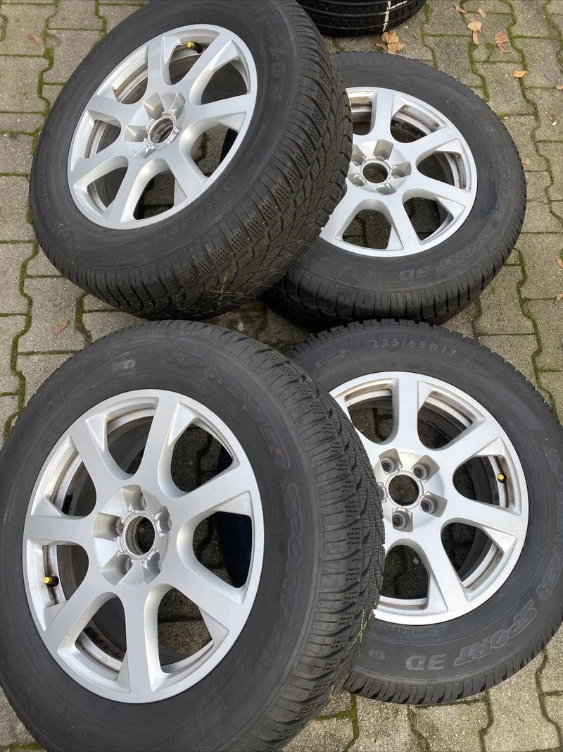 AUDI Q5 Alufelgen 8R DUNLOP SP 8R0601025E WINTERREIFEN 235 65 R17 104H DOT 2916
