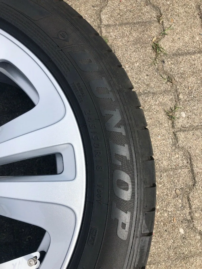 BMW F07 F01 F12 F06 Alufelgen Doppelspeiche 234 Sommerreifen DUNLOP RSC 6775403