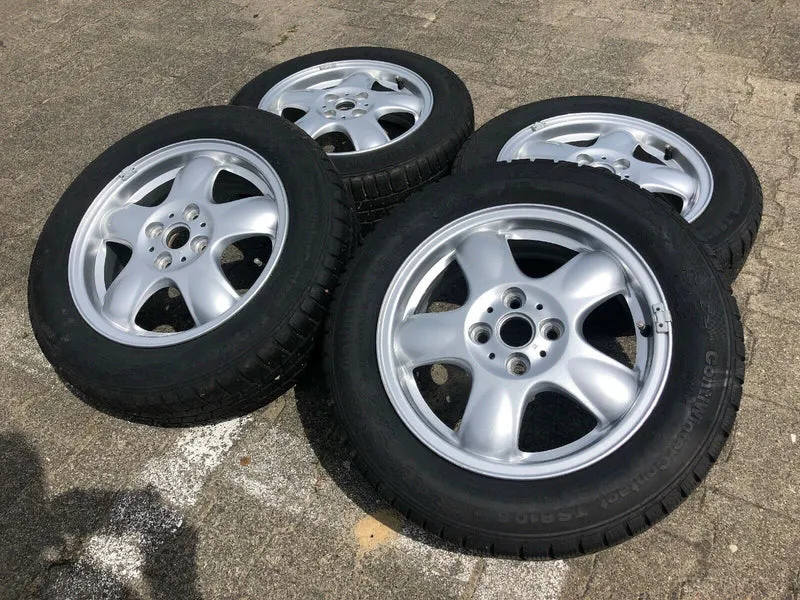 ORIG Mini Cooper R56 R50 Alufelgen 5 Star Winterreifen 175 65 R15 84T TN 6768498