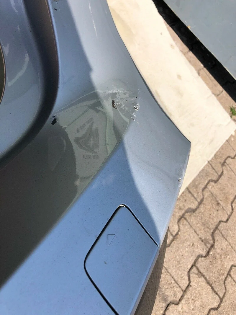 ORIGINAL BMW F46 Gran Tourer M PAKET Stoßstange mit PDC & DIFFUSOR HINTEN