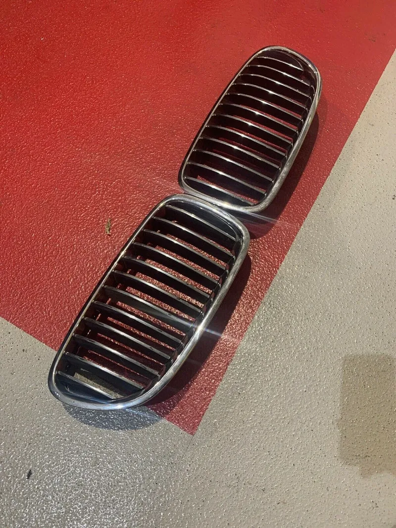 ORIGINAL BMW F10 F11 VFL Ziergitter für Stoßstange Nieren Chrom M Paket