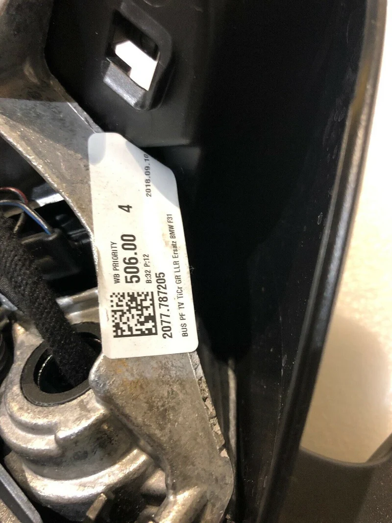 BMW F30 F31 Aussenspiegel KAMERA Elektrochrom Anklappfunktion RECHTS