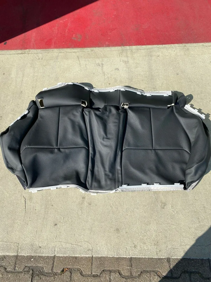Original NEUWERTIGE BMW F36 Sitzbezug hinten Rücksitz Leder schwarz 7345612
