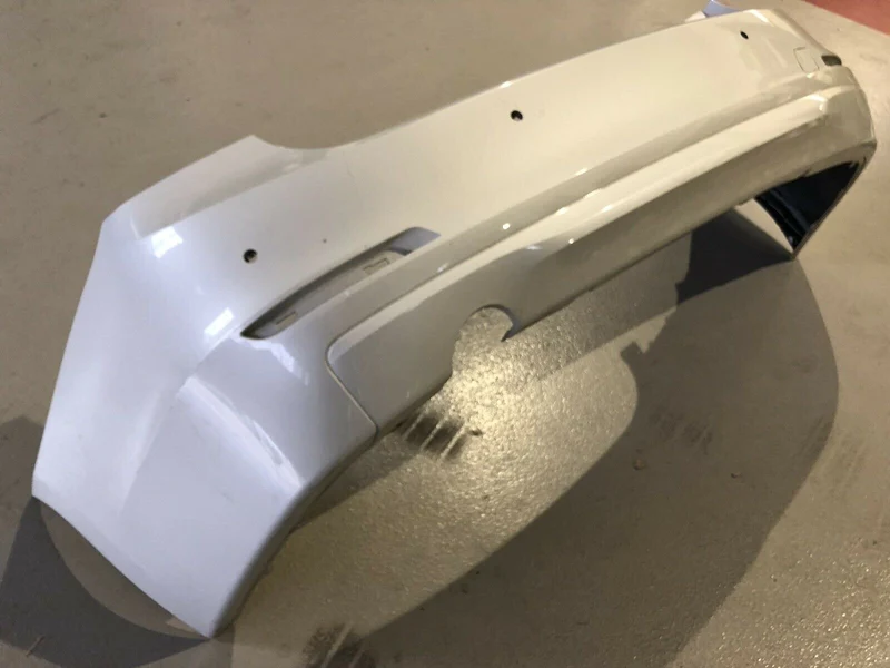 ORIGINAL BMW F30 Stoßstange VORFACELIFT Limousine BASIS mit PDC Mineralweiss