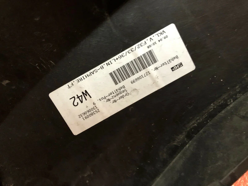 ORIGINAL BMW F32 F33 F36 Stoßstange PDC SWR SPORTLINE