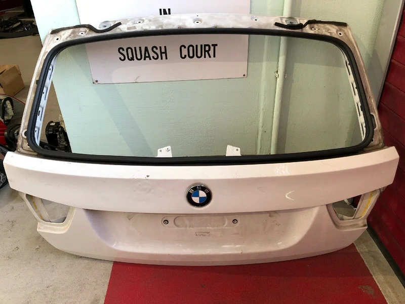ORIGINAL BMW E91 LCI FACELIFT HECKKLAPPE TOURING ALPINWEISS