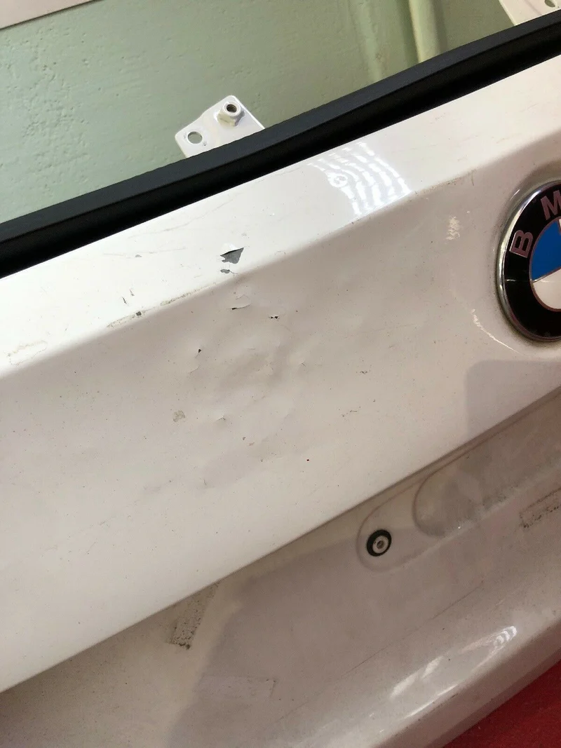 ORIGINAL BMW E91 LCI FACELIFT HECKKLAPPE TOURING ALPINWEISS