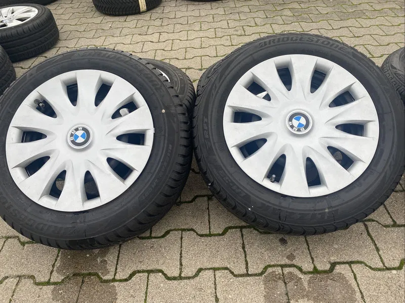 BMW F30 F31 Bridgestone RSC Winterreifen RDCI SENSOREN 205 60 R16 92H RADKAPPEN