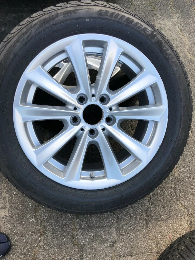 BMW F10 F11 V Speiche 236 Alufelgen RDCI BRIDGESTONE WINTERREIFEN 225 55 R17 97H
