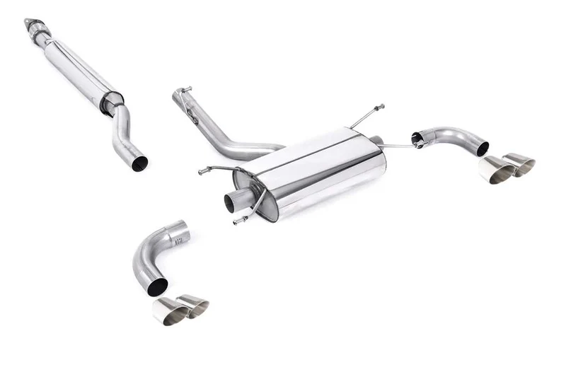 Toyota GR86 (TRD) (22-24) Milltek 2,5" Quad Tip Catback - TÜV