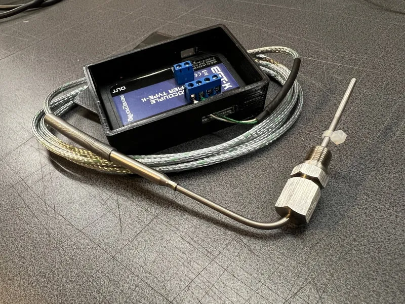 Abgastemperatursensor (EGT) mit Konverter inkl. Kabelbaum und Gewindehülse