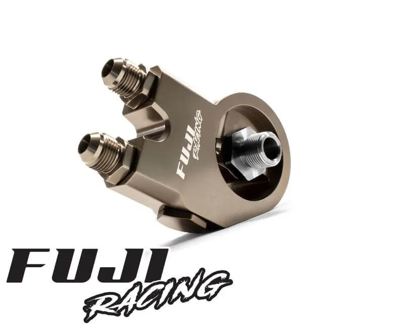 Fuji Racing Ölfilter Adapterplatte mit Thermostat