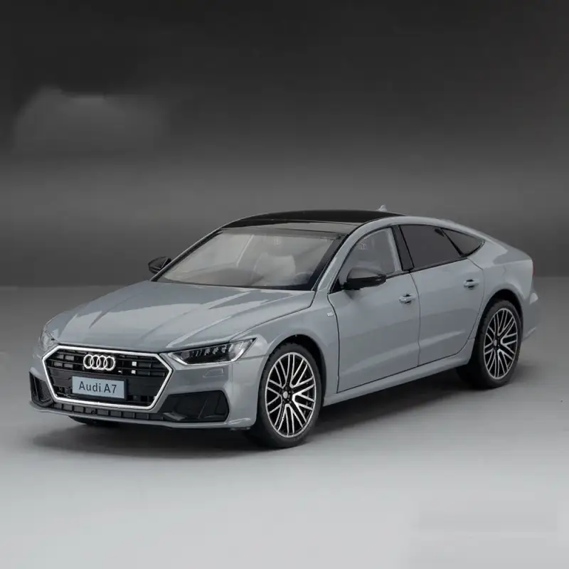 Audi A7 1:24 Model Samochodu Metalowy Dźwięk i Światło