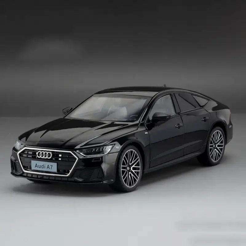 Audi A7 1:24 Model Samochodu Metalowy Dźwięk i Światło