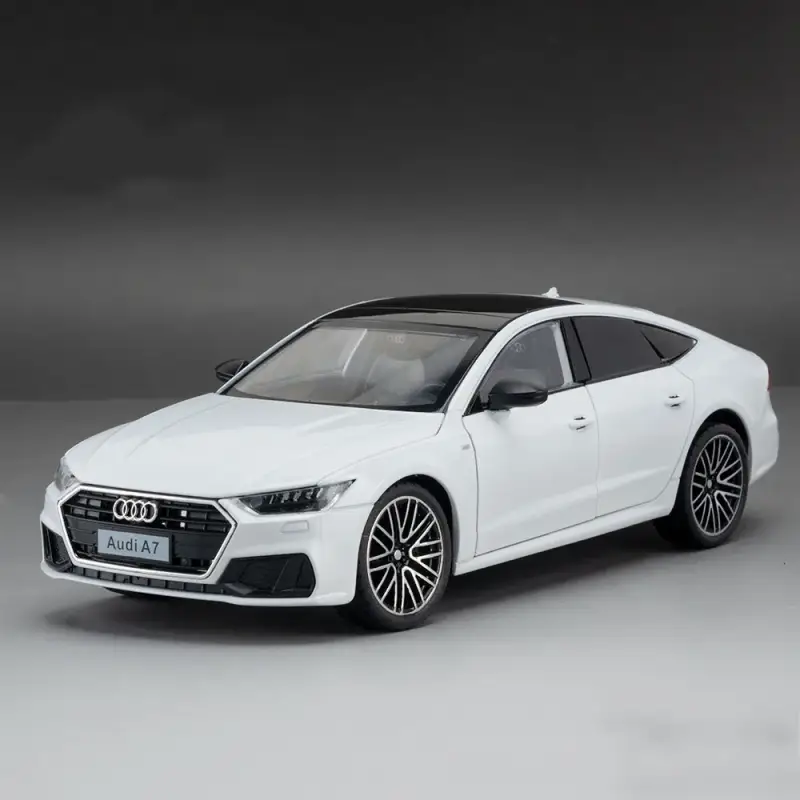 Audi A7 1:24 Model Samochodu Metalowy Dźwięk i Światło